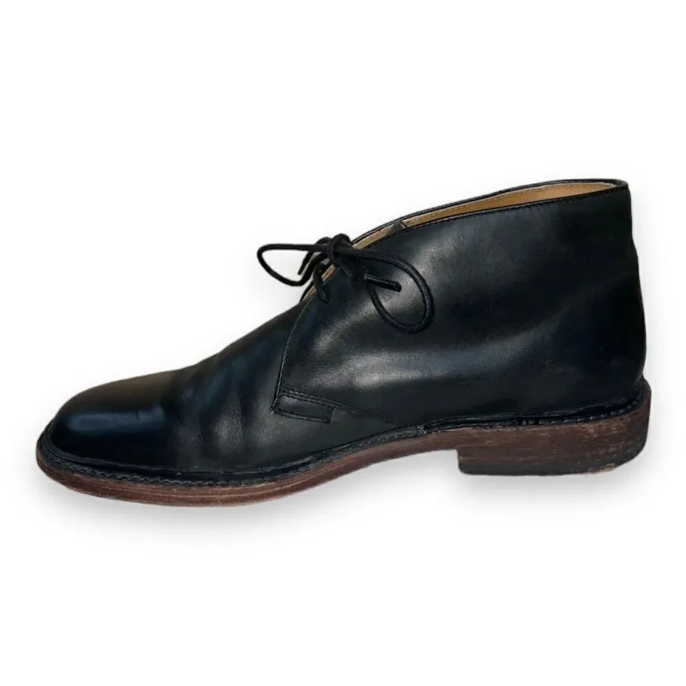 Frye‎ James Chukka Boots Black Leather 3487880 Men's 11.5 D